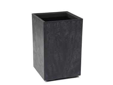 Zdjęcie: Kwietnik Karo 400x400x600 mm beton recycled, czarny LAMELA