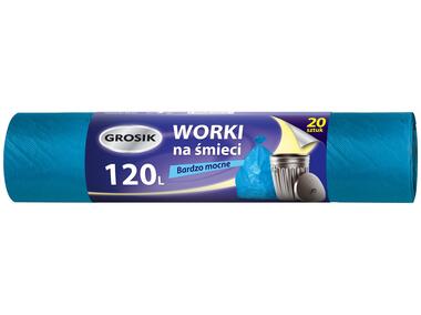 Zdjęcie: Worki na śmieci 120 L - 20 szt. GROSIK