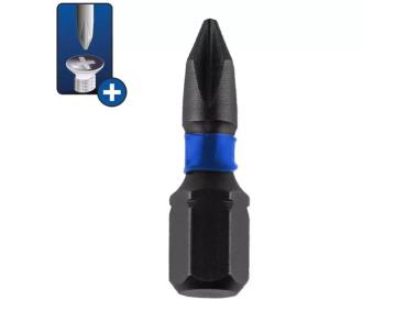 Zdjęcie: Końcówki wkrętakowe Phillips PH 2x25 mm 2 szt. blister DEDRA