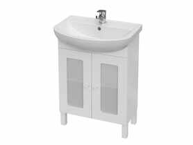 Szafka podumywalkowa Arteco 60 cm szkło/biała CERSANIT