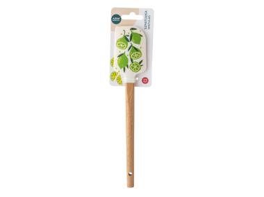 Zdjęcie: Szpatułka silikonowa z drewnianą rączką 4,5x23 cm dekoracja limonki ALTOM DESIGN