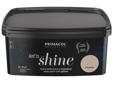 Zdjęcie: Farba dekoracyjna z brokatem Lets Shine Florence 2 L PRIMACOL DECORATIVE