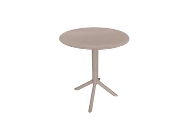 Zdjęcie: Stolik okrągły 60x60x75 cm beż VERDENIA