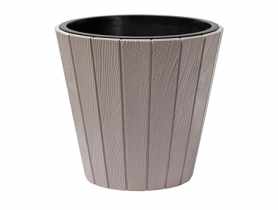 Donica Woode mocca 40 cm PROSPERPLAST