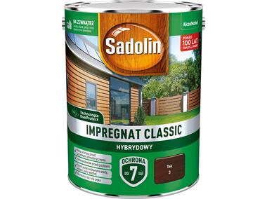 Zdjęcie: Impregnat ochronno-dekoracyjny hybrydowy Classic 4,5 L teak SADOLIN