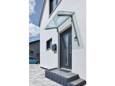 Zdjęcie: Zadaszenie PT/SE szary 1400x800 Szkło WSG GUTTA