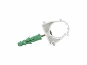 Uchwyt pojedynczy z klapką i kołkiem 25 mm TYCNER