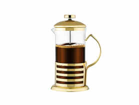 Zaparzacz w stalowym złotym koszyczku 600 ml ALTOMDESIGN