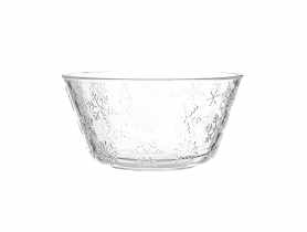 Salaterka szklana średnica 13 cm dekoracja śnieżynki ALTOM DESIGN