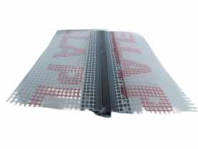 Listwa do boniowania PVC z siatką BP11 H1S L300 szary jasny BELLA PLAST