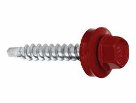 Wkręty do blachy farmery wiśniowe 4,8x25 mm  -250 szt. WKRĘT-MET