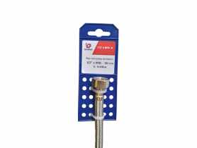 Wężyk wkręcany do baterii k. krótka - 1/2"xM10 - 50cm WADEP