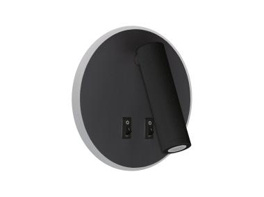 Zdjęcie: Oprawa dekoracyjna SMD Otello Led C 6W+3W kolor czarny STRUHM