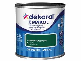 Emalia ftalowa Emakol Strong zielony soczysty matowy 0,2 L DEKORAL