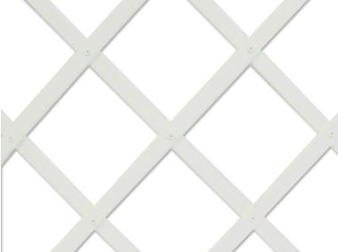 Zdjęcie: Kratka ogrodowa rozsuwana Trelliflex 1 x 2 m, biały NORTENE