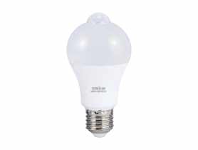 Lampa z diodami SMD Erste LED PIR E27 7 W NW barwa neutralna biała STRUHM