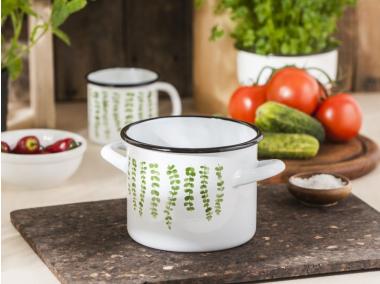 Zdjęcie: Garnek Eukaliptus prosty 14 cm - 1,65 L biały ALTOMDESIGN