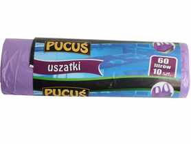 Worki na śmieci uszatki 60 L - 15 szt. PUCUŚ
