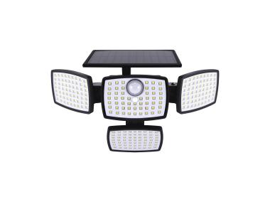 Zdjęcie: Naświetlacz solarny SMD Led z czujnikiem ruchu Borut 10 W NW czarny STRUHM