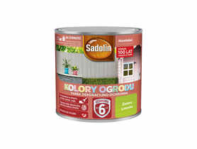 Farba do drewna Kolory ogrodu 0,25 L zielona limonka SADOLIN