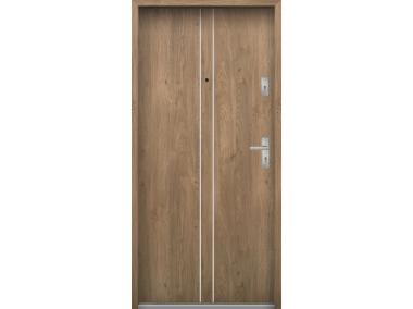 Zdjęcie: Drzwi wejściowe do mieszkań Bastion A-38 Dąb 80 cm lewe ODP KR CENTER