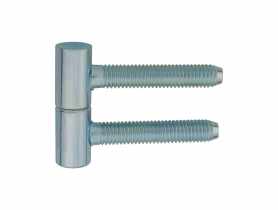 Zawias 12x50 mm ocynk biały, 2 sztuki METRO