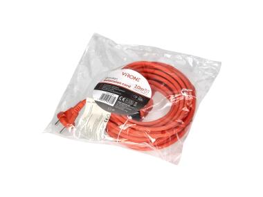 Zdjęcie: Przedłużacz PVC 10 m, 2x1 mm2 ORNO