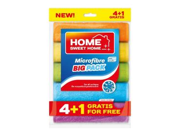Zdjęcie: Mikrofibra uniwersalna XXL 4+1 multipack HOME SWEET HOME