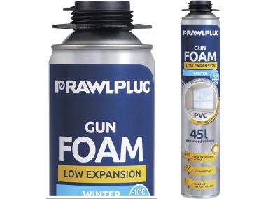 Zdjęcie: Piana pistoletowa niskoprężna do PVC zimowa 750 ml RAWLPLUG