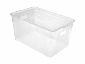 Pojemnik MultiBox M 39x26x20,5 cm transparentny SIMPLE SOLUTIONS