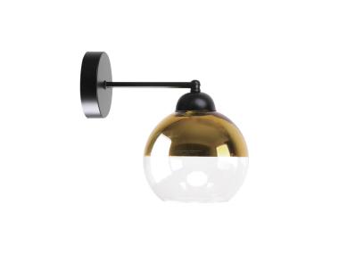 Zdjęcie: Lampa kinkiet Contessa 1X40 W E27 czarny złoty CANDELLUX