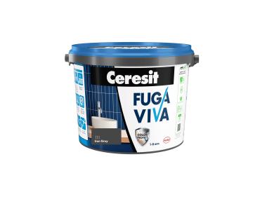 Zdjęcie: Fuga Viva elastyczna cementowa 1-8 mm iron grey 2 kg CERESIT