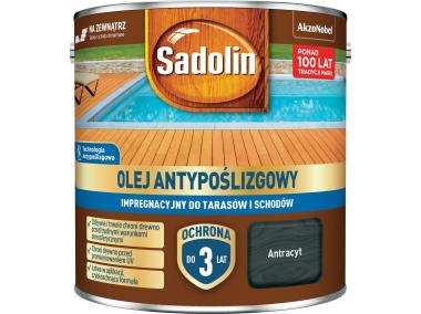 Zdjęcie: Olej antypoślizgowy impregnacyjny Antracyt 4,5L SADOLIN