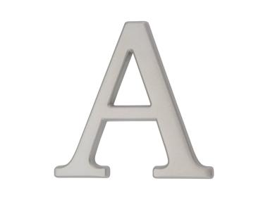 Zdjęcie: Litera aluminiowa "A" 105 mm srebrna METRO