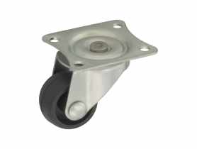 Zestaw z kołem 25 mm, 12 kg płyta obrotowa METRO