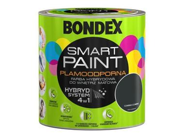 Zdjęcie: Farba plamoodporna czarno czarny 2,5 L BONDEX SMART PAINT
