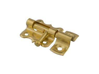 Zdjęcie: Zasuwka stalowa ZM 30 mm mosiężna METRO