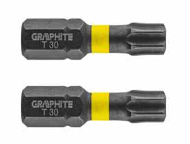 Bity udarowe TX30 x 25 mm- 2 szt. GRAPHITE