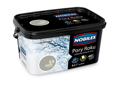 Zdjęcie: Farba lateksowa Pory Roku 5 L zima wietrzna NOBILES
