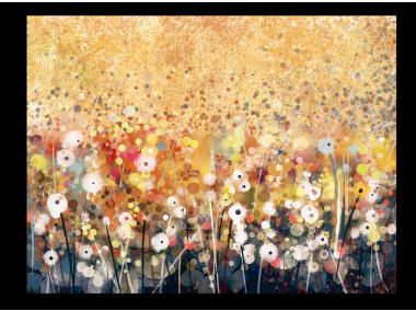 Zdjęcie: Obraz Canvas Flowers 75x100 cm St537 Abstract Meadow STYLER