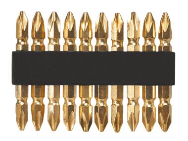 Zdjęcie: Końcówki wkrętakowe PH2 x 60 mm, 10 sztuk TOP TOOLS