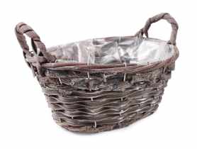 Koszyk z uchwytami i folią 31x23x12/18 cm TIN TOURS