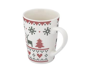 Zdjęcie: Kubek stożek wysoki 540 ml dekoracja scandi B ALTOM DESIGN