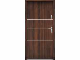 Drzwi wejściowe do mieszkań Bastion A-66 Orzech 90 cm lewe OSPŁ KR CENTER