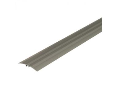 Zdjęcie: Listwa ochronna aluminium wcisk z ryflem 47 mm 0,93 m szampan CEZAR