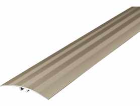 Listwa ochronna aluminium wcisk z ryflem 47 mm 0,93 m szampan CEZAR