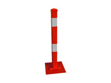 Zdjęcie: Blokada parkingowa Zeus na kłódkę słupek składany METRO