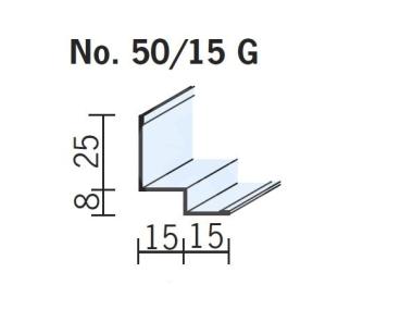 Zdjęcie: Profil przyścienny schodkowy 25x15x8x15, długość 305 cm OWA