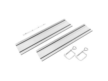 Zdjęcie: Szyny prowadzące 2 x 700 mm, łącznik, 2 zaciski GRAPHITE