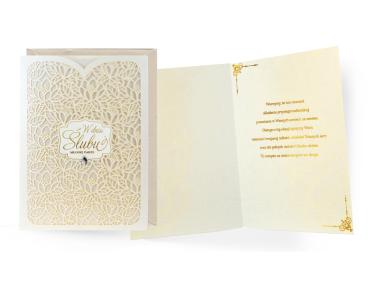 Zdjęcie: Karnet DKP-062 Ślub KUKARTKA